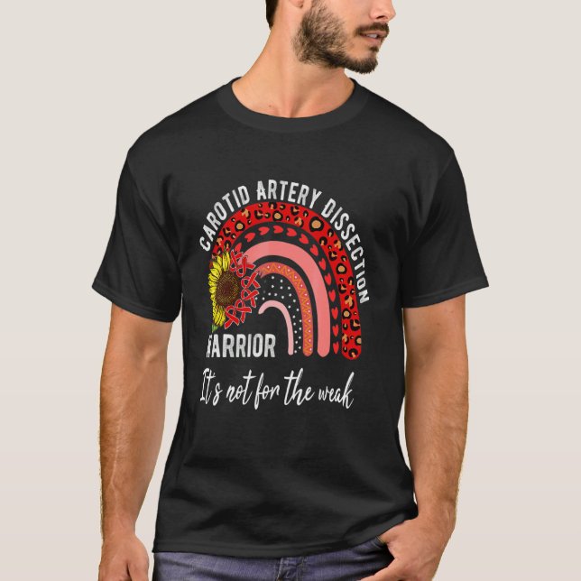 Camiseta Sensibilização para a dissecação da artéria caróti (Frente)
