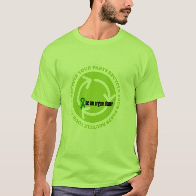 Camiseta Sensibilização para a doação de órgãos (Frente)