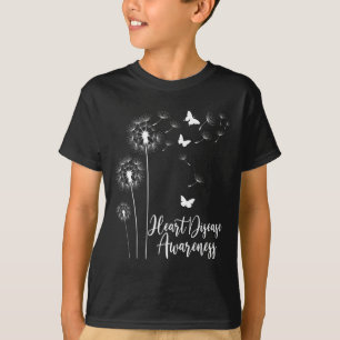 Camiseta Sensibilização para a Doença Cardíaca Vermelha Mês