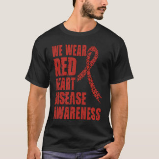 Camiseta Sensibilização para a Doença Cardíaca Vestimos Ver