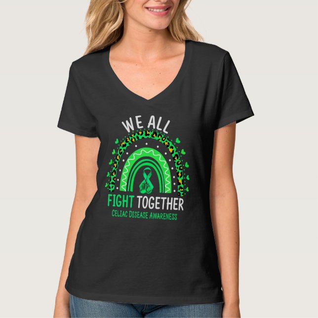 Camiseta Sensibilização para a Doença Celular Mês Apoio a L (Frente)