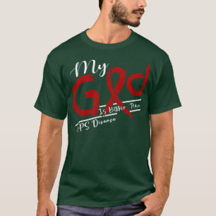 Camiseta Sensibilização para a doença de APS Meu Deus é mai