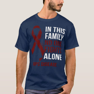 Camiseta Sensibilização para a doença de APS Ninguém luta s