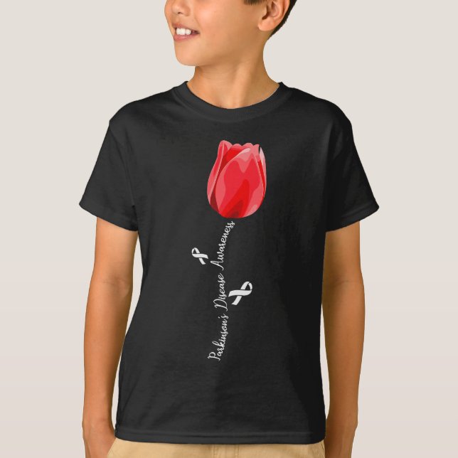 Camiseta Sensibilização para a Doença de Parkinson Tulip ab (Frente)