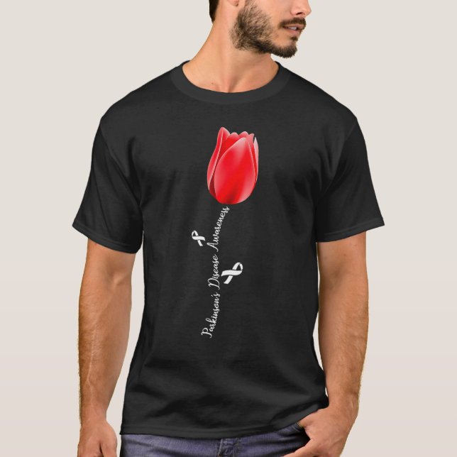 Camiseta Sensibilização para a Doença de Parkinson Tulip ab (Frente)