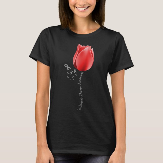 Camiseta Sensibilização para a Doença de Parkinson Tulip Ap (Frente)