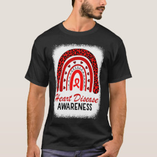 Camiseta Sensibilização para a Doença do Coração Arco-Íris 