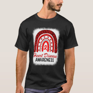 Camiseta Sensibilização para a Doença do Coração Arco-Íris 