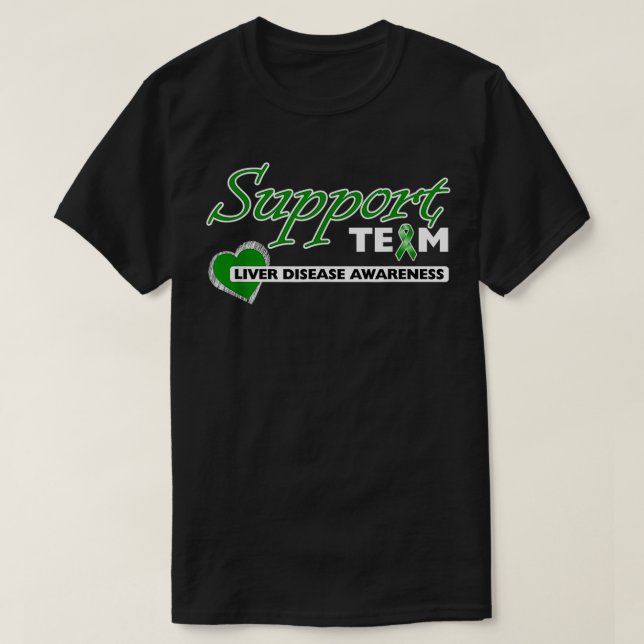 Camiseta Sensibilização para a Doença Hepática Frisa de Sup (Frente do Design)