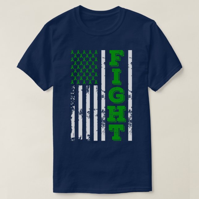 Camiseta Sensibilização para a Doença Mental Combater a Ban (Frente do Design)