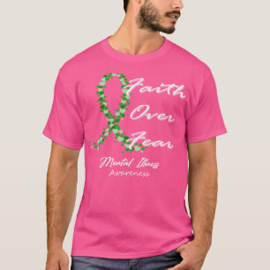 Camiseta Sensibilização Para A Doença Mental Fé Sobre O Med