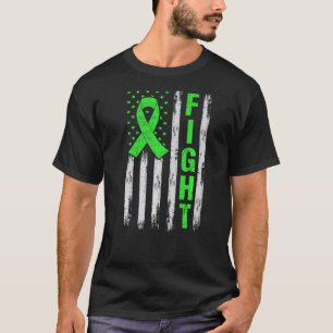 Camiseta Sensibilização para a Doença Renal Bandeira Americ