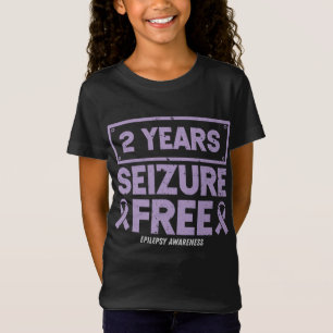 Camiseta Sensibilização para a Epilepsia 2 Anos Convulsões 