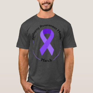 Camiseta Sensibilização para a Epilepsia Branca Mães de Fit