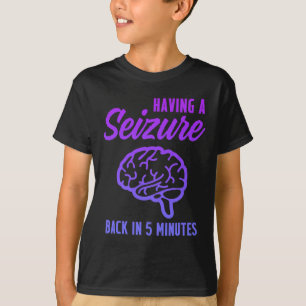 Camiseta Sensibilização para a epilepsia com ataques epilép