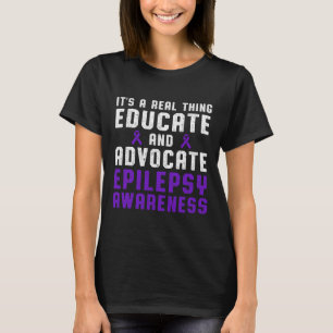 Camiseta Sensibilização para a Epilepsia Diversão Adorando