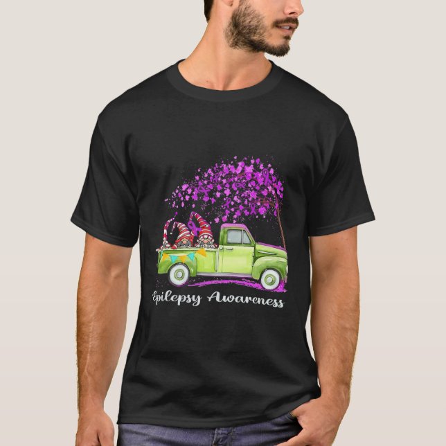Camiseta Sensibilização para a Epilepsia dos Caminhões que  (Frente)