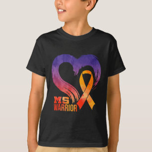 Camiseta Sensibilização para a Esclerose Múltipla do Coraçã