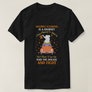 Camiseta Sensibilização Para A Esclerose Múltipla É Uma Via