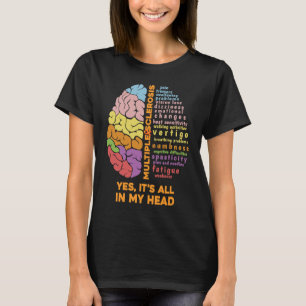 Camiseta Sensibilização para a Esclerose Múltipla Eu Visto 