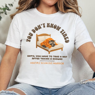 Camiseta Sensibilização para a esclerose múltipla, guerreir