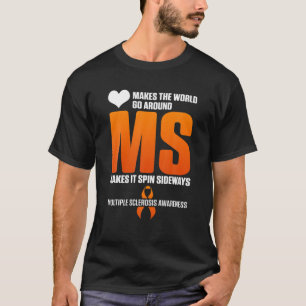 Camiseta Sensibilização para a esclerose múltipla MS Sobrev