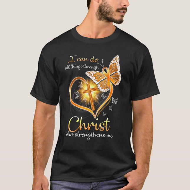 Camiseta Sensibilização Para A Esclerose Múltipla Posso Faz (Frente)