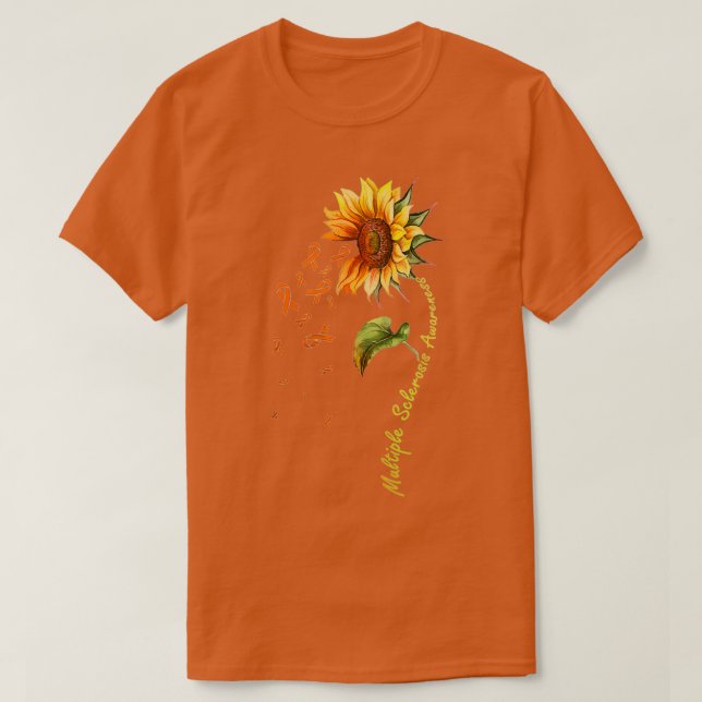Camiseta Sensibilização para a esclerose múltipla Sensação  (Frente do Design)