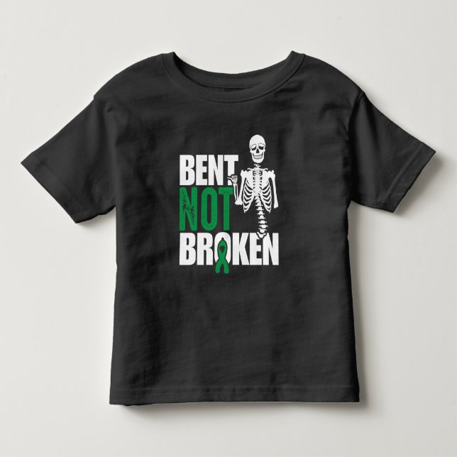 Camiseta Sensibilização para a escoliose Saúde Médica Cirur (Frente)