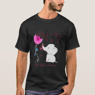 Camiseta Sensibilização para a Hiroma Cística do Elefante -