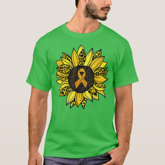 Camiseta Sensibilização para a infância do Cancer Amarelo G