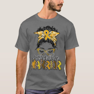 Camiseta Sensibilização Para A Infância Do Cancer De Uma Me