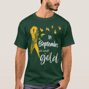 Camiseta Sensibilização Para A Infância Dos Canceres Em Set
