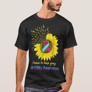 Camiseta Sensibilização para a infertilidade Suporte IVF