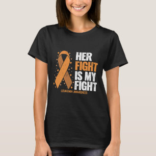 Camiseta Sensibilização Para A Leucemia A Luta Dela É A Min