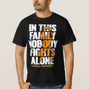 Camiseta Sensibilização para a Leucemia Apoio Familiar