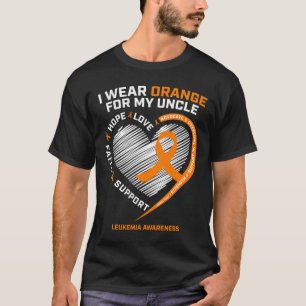 Camiseta Sensibilização para a Leucemia Oferece Tio Mulhere