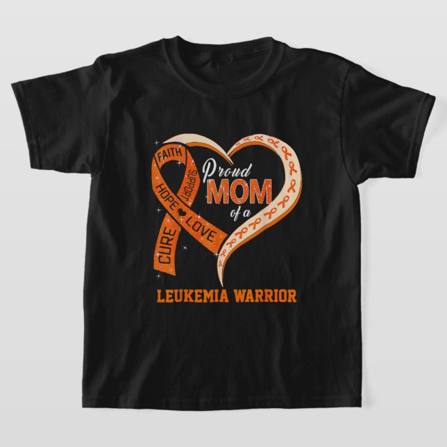 Camiseta Sensibilização Para A Leucemia Orgulha Mãe De Um G (Postura )