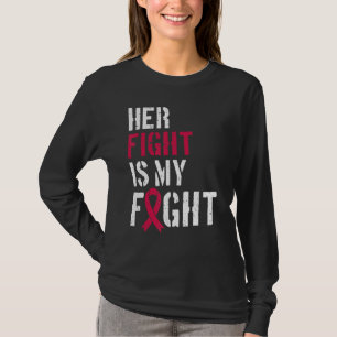 Camiseta Sensibilização Para A Leucemia Sua Luta É O Meu Ap