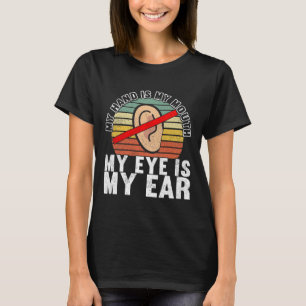 Camiseta Sensibilização para a linguagem gestual 14