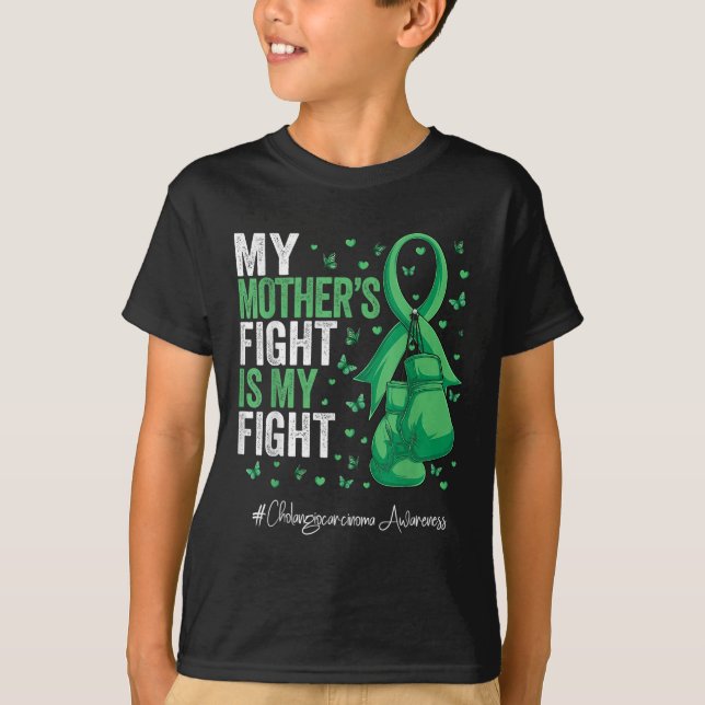 Camiseta Sensibilização para a Mãe de Fita Verde (Frente)