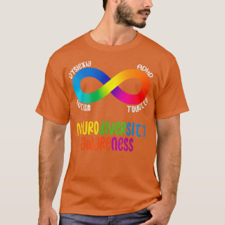 Camiseta Sensibilização para a Neurodiversidade ADHD Autism