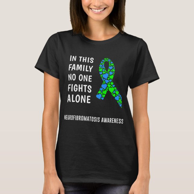 Camiseta Sensibilização para a neurofibromatose (Frente)