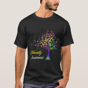 Camiseta Sensibilização para a Obesidade da Faixa de Árvore