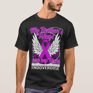 Camiseta Sensibilização para a overdose de fármacos Cobrir 