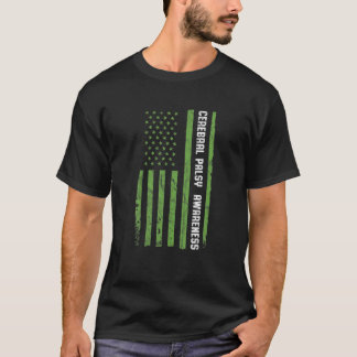Camiseta Sensibilização para a paralisia cerebral Mês Bande