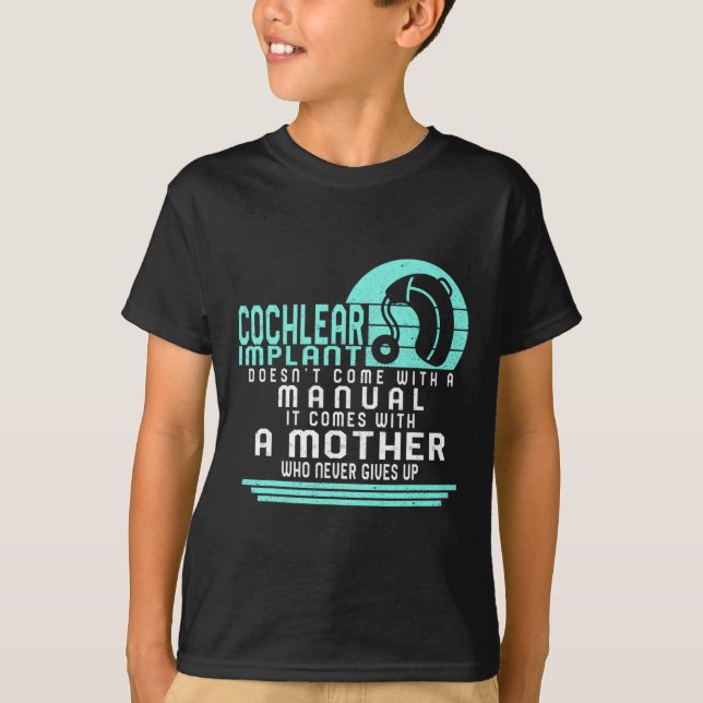 Camiseta Sensibilização para a Perda do Implante Celular Mã (Frente)