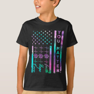 Camiseta Sensibilização para a prevenção do suicídio Import