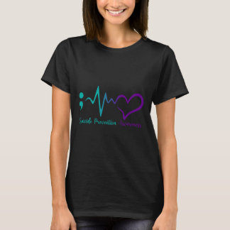 Camiseta Sensibilização para a prevenção do suicídio Mês Co