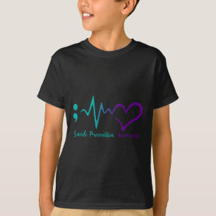 Camiseta Sensibilização para a prevenção do suicídio Mês Co
